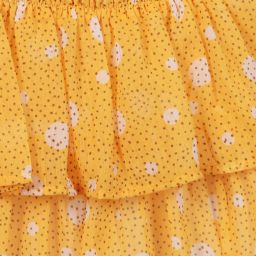 Mayoral-Yellow Spotted Dress | Childrensalon Outlet