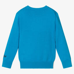 ام سي تو سانت بارث-بلوفر مزيج صوف محبوك لون أزرق فاقع للأولاد | Childrensalon Outlet