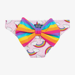 MC2 Saint Barth-Pink Rainbow Bikini Bottoms | Childrensalon Outlet