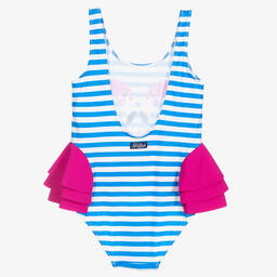 MC2 Saint Barth-Голубой купальник с фламинго для подростков | Childrensalon Outlet