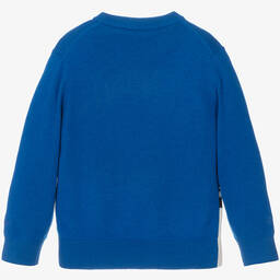 MC2 Saint Barth-Синий шерстяной свитер Disney для подростков | Childrensalon Outlet