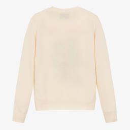 MC2 Saint Barth-بلوفر ديزني صوف لون عاجي للمراهقات | Childrensalon Outlet