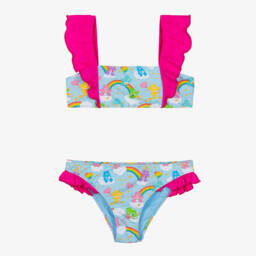 MC2 Saint Barth-Teen Girls Pastel Care Bears Swimsuit | Childrensalon Outlet