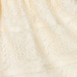 Mebi-Baby Girls Ivory Lace Dress | Childrensalon Outlet