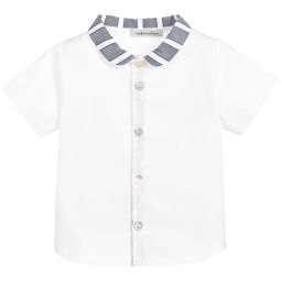 Mebi-Baby Girls White Blouse | Childrensalon Outlet
