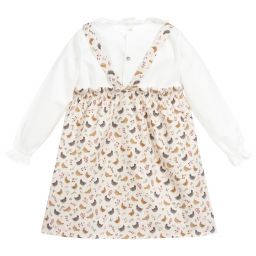 Mebi-Комплект с блузкой и бежевой юбкой | Childrensalon Outlet