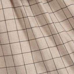 Mebi-فستان قطن كاروهات لون بيج وبنّي للمولودات | Childrensalon Outlet