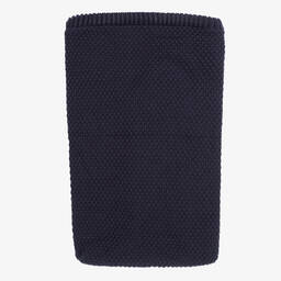 Mebi-Blue Knitted Baby Nest (62cm) | Childrensalon Outlet