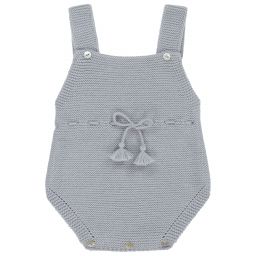 Mebi-Blue Knitted Baby Shortie | Childrensalon Outlet