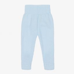 Mebi-Blue Knitted Baby Trousers | Childrensalon Outlet