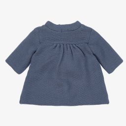 Mebi-Blue Knitted Coat | Childrensalon Outlet
