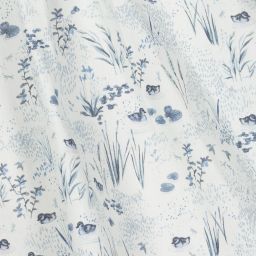 ميبي-Blue & White Cotton Blouse | Childrensalon Outlet