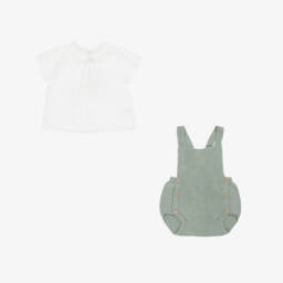 Mebi-Boys Mint Knit Shortie Ensemble | Childrensalon Outlet