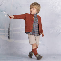 Mebi-Красно-синий комплект с шортами для мальчиков | Childrensalon Outlet