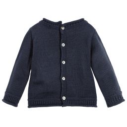 Mebi-Dark Blue Knitted Sweater | Childrensalon Outlet