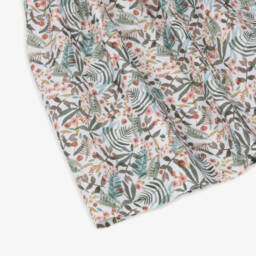 Mebi-فستان بناتي من الكتان بلون الزمرد | Childrensalon Outlet