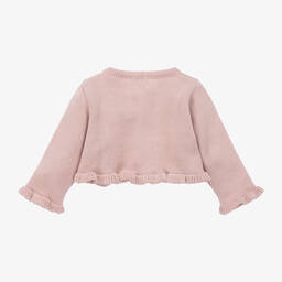 ميبي-كارديغان أطفال بناتي قطن محبوك لون زهري | Childrensalon Outlet