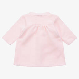 Mebi-Girls Pink Knitted Pram Coat | Childrensalon Outlet