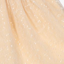Mebi-Girls Pink & White Tulle Dress | Childrensalon Outlet