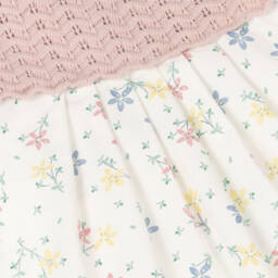 Mebi-Платье из хлопка с розовыми цветами для девочек | Childrensalon Outlet