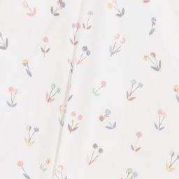 Mebi-Girls White Cotton Blouse | Childrensalon Outlet