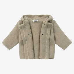 Mebi-Green Knitted Pram Coat | Childrensalon Outlet