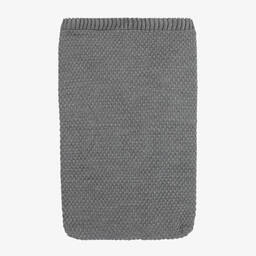 Mebi-Grey Knitted Baby Nest (62cm) | Childrensalon Outlet