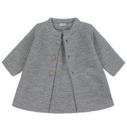 ميبي-Grey Knitted Coat | Childrensalon Outlet