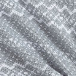 ميبي-كنزة أكريليك محبوك لون رمادي وأبيض للأطفال | Childrensalon Outlet