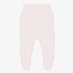 Mebi-Pink Knitted Baby Trousers | Childrensalon Outlet