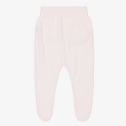 Mebi-Pink Knitted Baby Trousers | Childrensalon Outlet