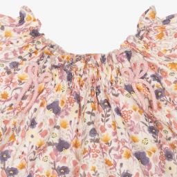 Mebi-Pink & Purple Baby Shorts Set | Childrensalon Outlet