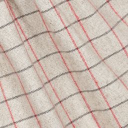 Mebi-Red & Beige Check Dress  | Childrensalon Outlet