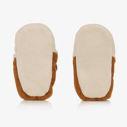 Meri Meri-Коричневая вязаная шапочка и пинетки | Childrensalon Outlet