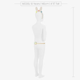 Meri Meri-Кремовые ушки и хвостик с помпоном из искусственного меха | Childrensalon Outlet