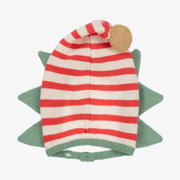 Meri Meri-Бело-красный вязаный чепчик эльфа | Childrensalon Outlet