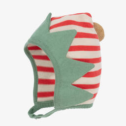 Meri Meri-Бело-красный вязаный чепчик эльфа | Childrensalon Outlet