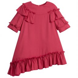 Mi Mi Sol-Girls Pink Ruffle Dress | Childrensalon Outlet