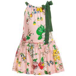 Mi Mi Sol-Pink Floral Viscose Jersey Dress | Childrensalon Outlet