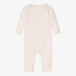 Michael Kors Kids-Baby Girls Pink Cotton Logo Romper | Childrensalon Outlet