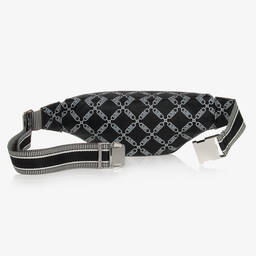 Michael Kors Kids-Black MK Monogram Chain Belt Bag (25cm) | Childrensalon Outlet