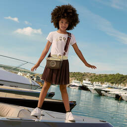 Michael Kors Kids-Brown Shoulder Bag (17cm) | Childrensalon Outlet