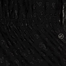 Michael Kors Kids-Girls Black Chiffon Dress | Childrensalon Outlet