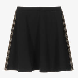 Michael Kors Kids-Girls Black Logo Midi Skirt | Childrensalon Outlet