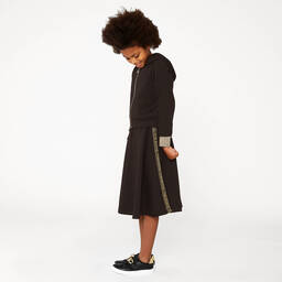 Michael Kors Kids-Girls Black Logo Midi Skirt | Childrensalon Outlet