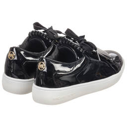 Michael Kors Kids-Girls Black Patent Trainers | Childrensalon Outlet
