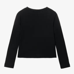 Michael Kors Kids-Girls Black Starburst Cotton Top | Childrensalon Outlet