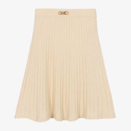 Michael Kors Kids-Girls Gold Lurex Knit Skirt | Childrensalon Outlet