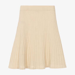 Michael Kors Kids-Girls Gold Lurex Knit Skirt | Childrensalon Outlet