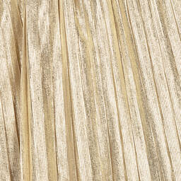 Michael Kors Kids-Girls Gold Pleated Dress | Childrensalon Outlet